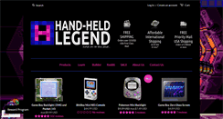 Desktop Screenshot of handheldlegend.com