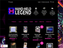 Tablet Screenshot of handheldlegend.com